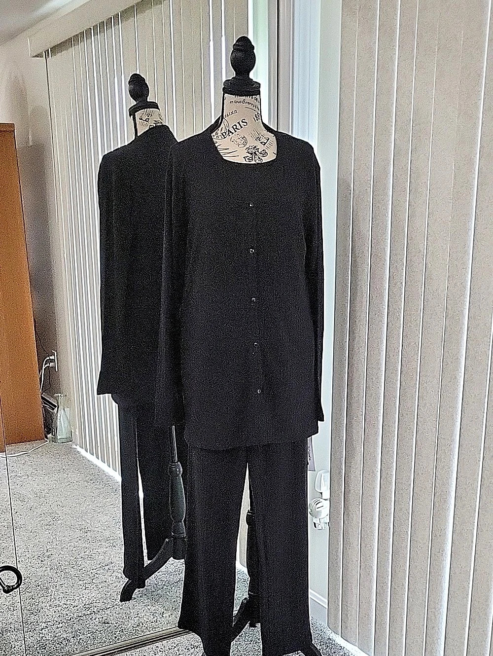 MUK LUKS 3 Piece Lounge Set in Black Size Medium NWT